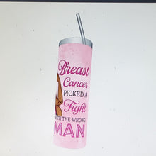 Load image into Gallery viewer, Strong Women Fight Cancer Tumbler
